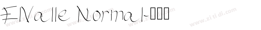 ElValle Normal字体转换